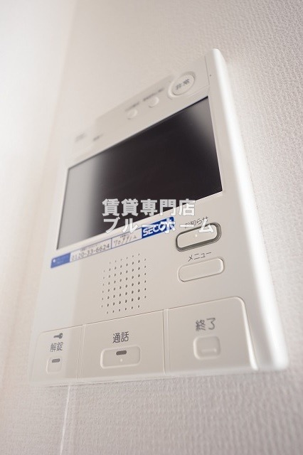 セキュリティ　TVモニター付きで防犯対策バッチリ！