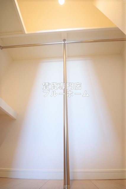 収納　大容量のウォークインクローゼットですね！