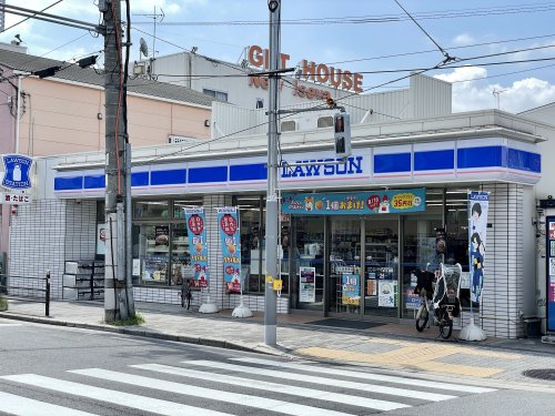 コンビニ　ローソン 美章園駅前店（コンビニ）まで440m