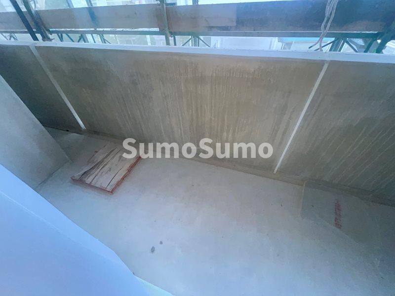 バルコニー　お洗濯にも便利なバルコニー付き