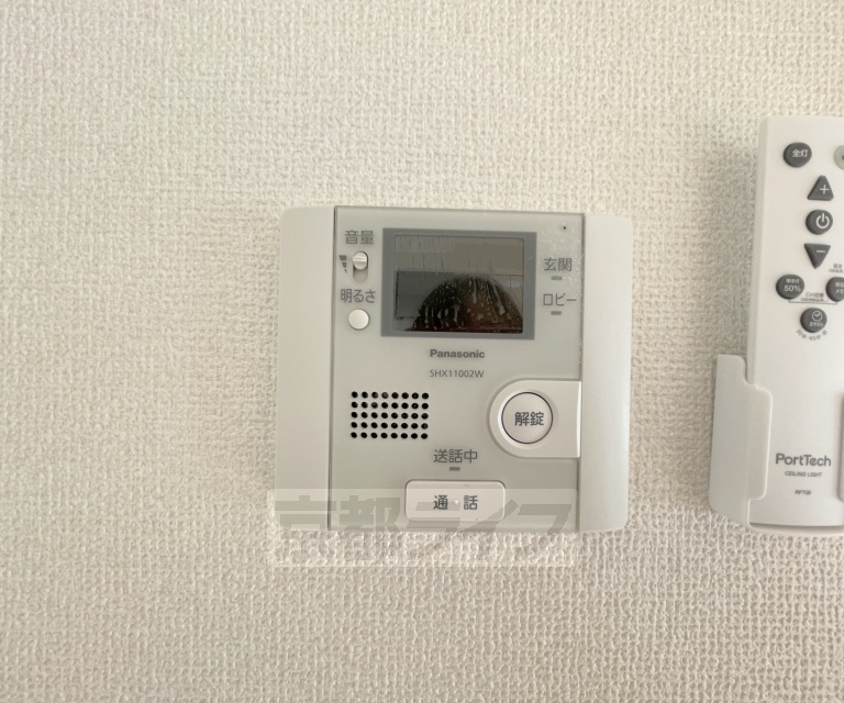 セキュリティ　インターホンです