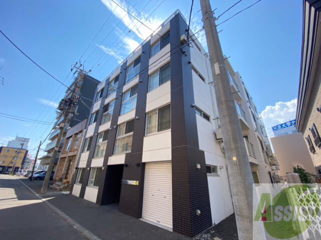 建物外観　札幌市北区麻生町「モルティーニ麻生２」