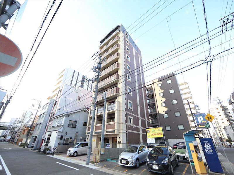 建物外観　オートロック防犯カメラＴＶモニター付インターホン宅配ＢＯＸ