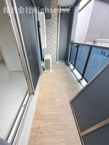 バルコニー　落ち着いた時間を過ごせるバルコニーです
