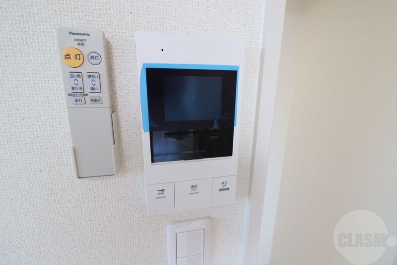 セキュリティ　モニター付きインターフォン