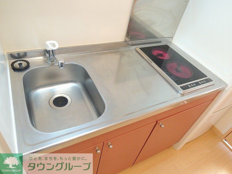 キッチン　電気コンロ2口