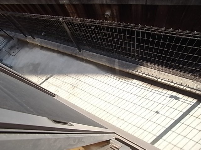 バルコニー　室内物干し