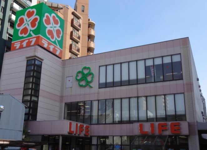 スーパー　ライフ四天王寺店（スーパー）まで368m