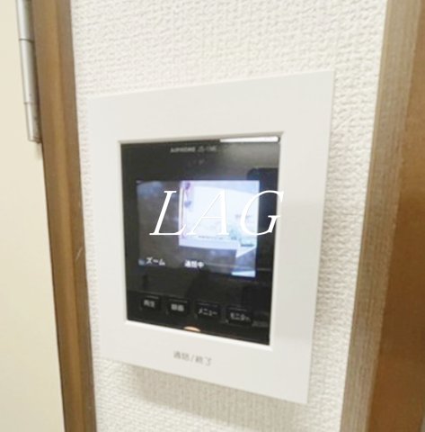 セキュリティ　モニター付きインターフォンです。