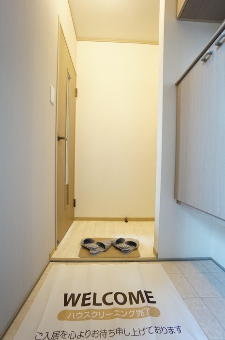 玄関　シューズボックス付き玄関です！