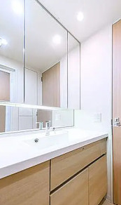 洗面設備　別タイプ部屋　参考写真です