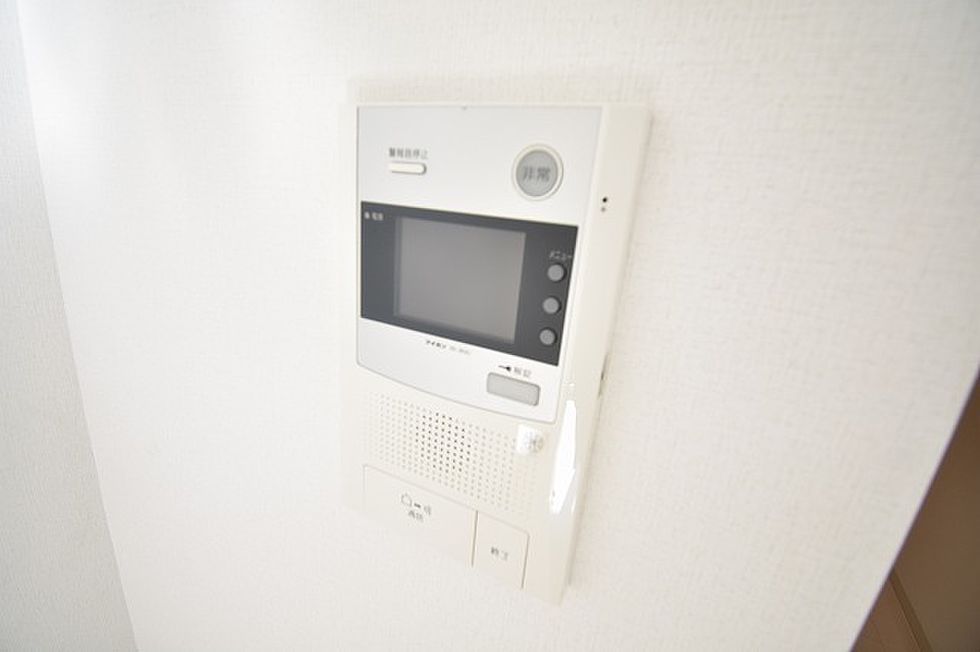 セキュリティ　モニター付きインターフォンです