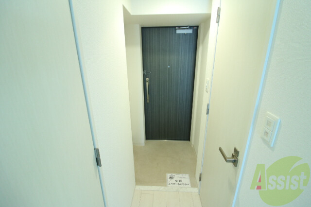 玄関　生活しやすい隈取になってます