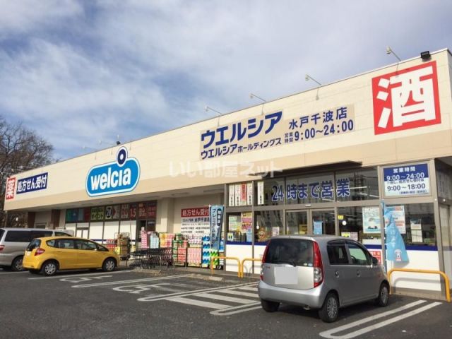 ドラックストア　ウエルシア水戸千波店（ドラッグストア）まで340m