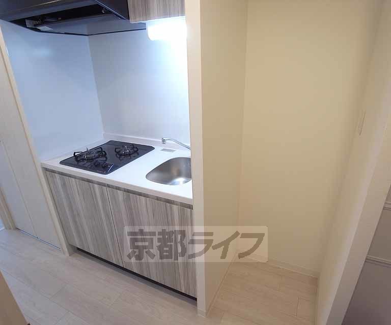 キッチン　２口ガスコンロでお料理も楽しく