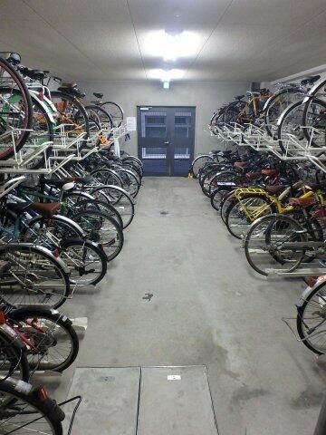 駐車場　駐輪場です。