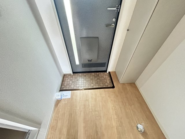 玄関　収納もある玄関です