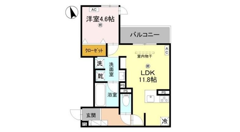 メゾンルル赤川の間取り写真