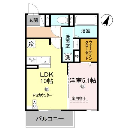 La Maison大手町Iの間取り写真