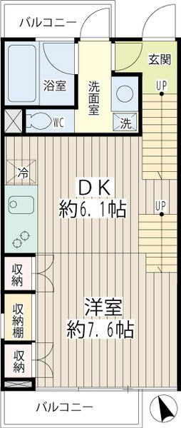 FLEG自由が丘ELの間取り写真