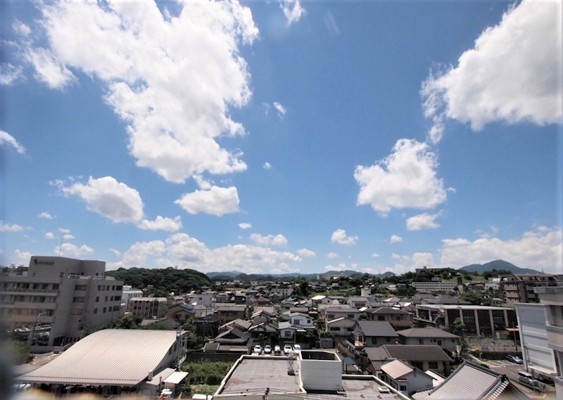 眺望　バルコニーからの眺め。