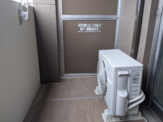 バルコニー　※別部屋の写真です