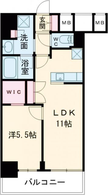 フレンシア高円寺北の間取り写真