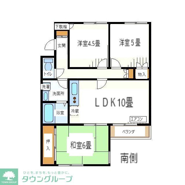 飛田給ガーデンの間取り写真