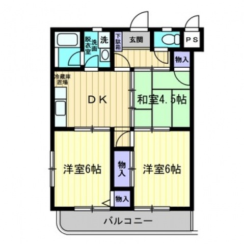 光洋マンションの間取り写真