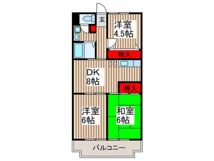 サニ-パ-ク上尾の間取り写真