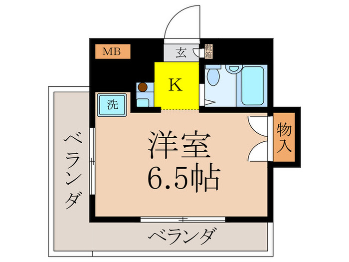コ-ポ山下の間取り写真