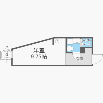 ガレット南福岡の間取り写真