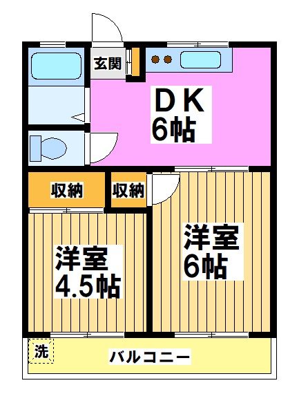 コーポ温井の間取り写真