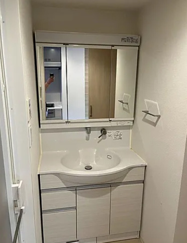 洗面設備　※別部屋の参考写真です。