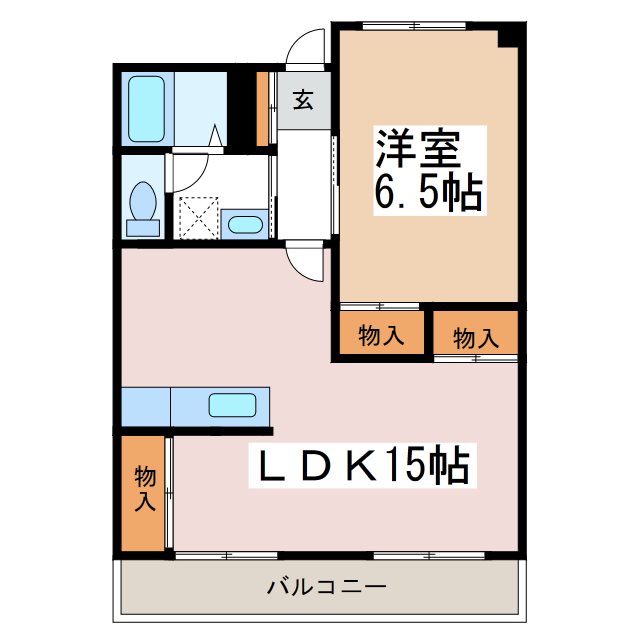 庄内コーポの間取り写真