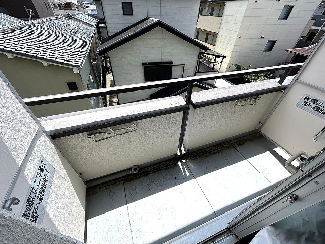 バルコニー　モデルルーム参考写真。