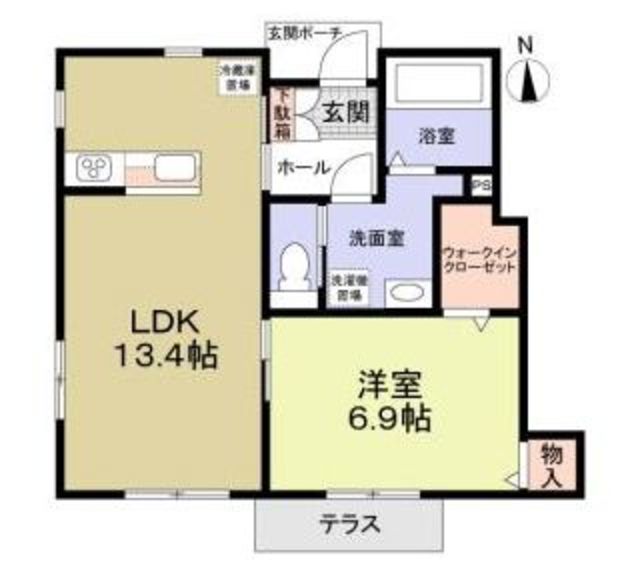 フォレストメゾン聖蹟の間取り写真