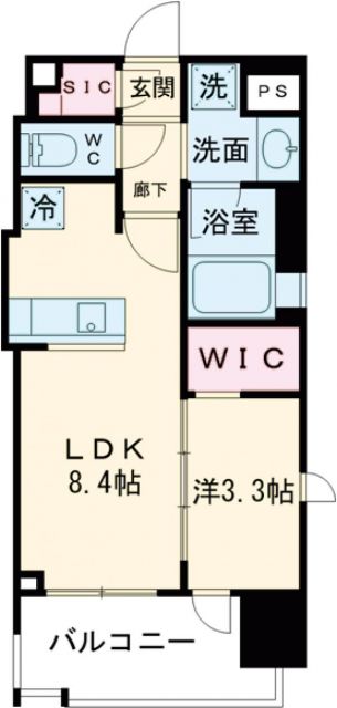 クレイシア赤羽の間取り写真
