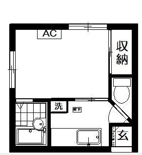 ＪＲ京浜東北線 大森駅 徒歩13分 2階建 築36年の間取り写真