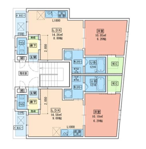 LUXE十三東の間取り写真