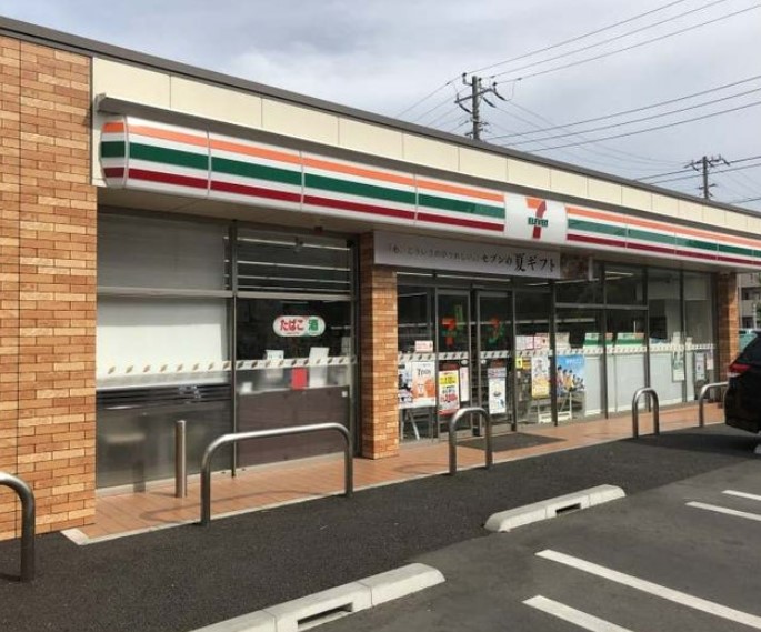 コンビニ　セブンイレブン 原木中山店（コンビニ）まで127m