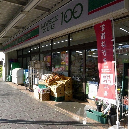 コンビニ　ローソンストア100江東白河二丁目店（コンビニ）まで298m