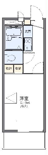 レオパレス糸田橋東の間取り