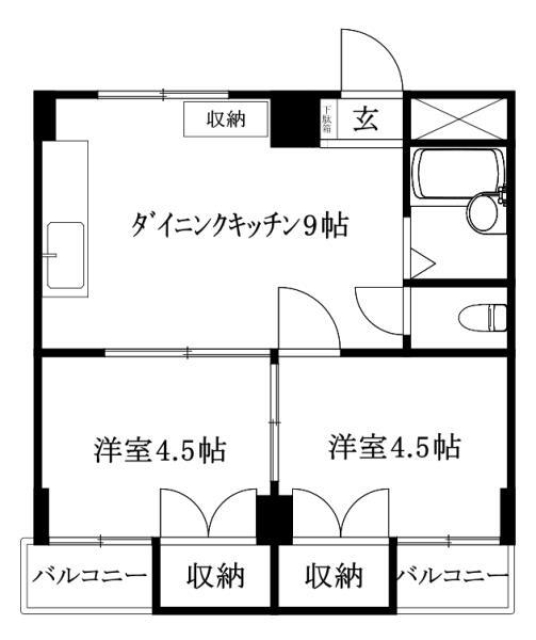 グレース石手川の間取り