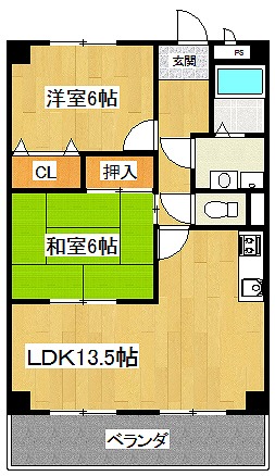 ジュエルタウンの間取り