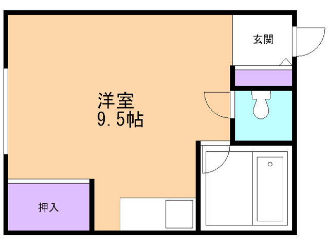 Ｆｕｇａ登別の間取り