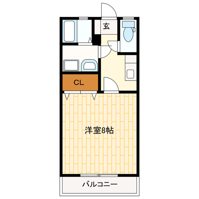 ヴィオレット中島の間取り