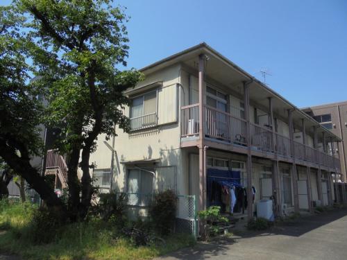 川崎市中原区木月のアパートの建物外観