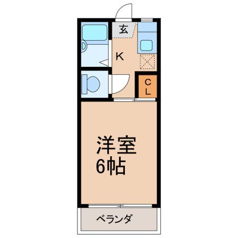 セントラルマンション　１号館の間取り