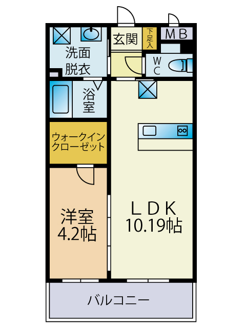 デーメーテールの間取り